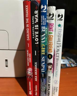 Lotto 5 Manga Numeri 1 (J-Pop e Star Comics)