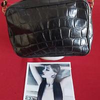 Borsetta in pelle nera Vintage