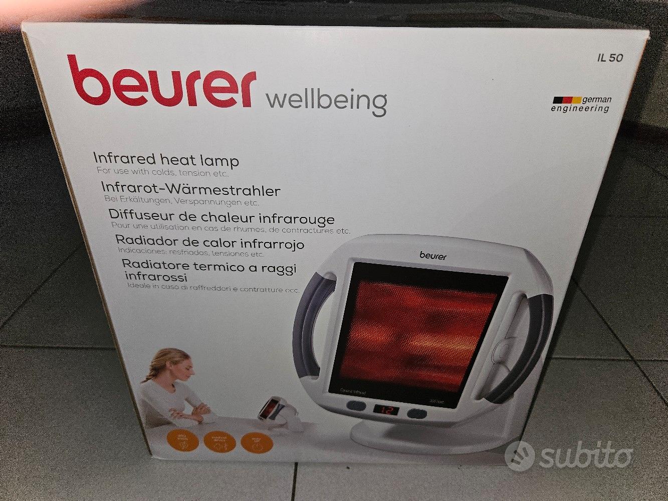 BEURER IL50 INFRARED Heat Lamp | Soothing Heat For Colds And Muscle Tension EUR 51,50 - IT - Foto 6