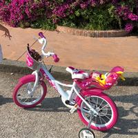 Bicicletta a quattro ruota Dino Bike per bambina