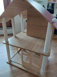 stupenda casa per le bambole in legno 