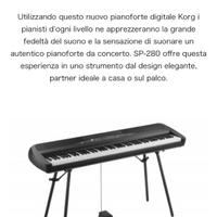Pianoforte Digital piano Korg SP-280