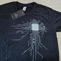 T-shirt Gaming / CPU / Geek nera taglia M (nuova)