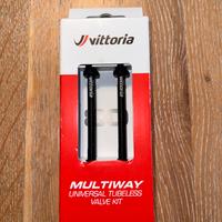 Vittoria Kit valvole tubeless Multiway nero 80 mm