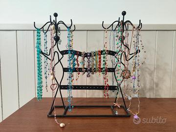 gioielli uncinetto e perline 