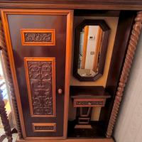 Mobile da ingresso / guardaroba in legno massello 