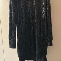 Abito paillettes nero ALCOTT Party Collection 