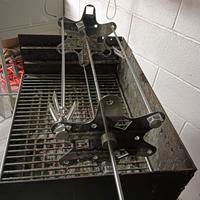 Barbecue con girarrosto 60x40