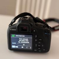 Canon EOS 2000D + obiettivo 18-55 stabilizzato + b