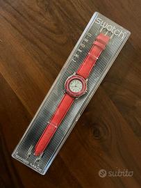 Orologio Swatch Vintage Anni '90 - Rosso / Phantom