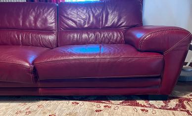 Divano in pelle 3 posti