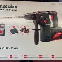 MARTELLO PERFORATORE METABO KHA 36 LTX - NUOVO