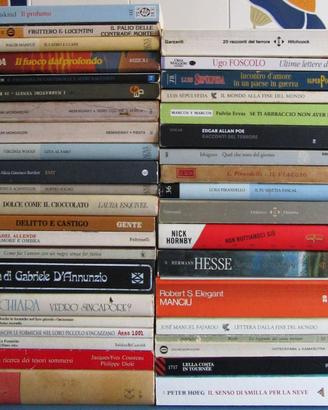 40 libri di narrativa