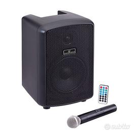 CASSA PORTATILE A BATTERIA + RADIOMICROFONO