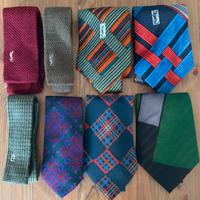 Cravatte Yves Saint Laurent e Pierre Cardin