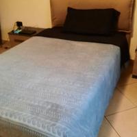 Letto contenitore 1 piazza e mezza e materasso