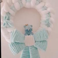 Ghirlanda fiocco nascita