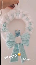 Ghirlanda fiocco nascita