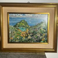 Litografia su piastrella di Michele Cascella