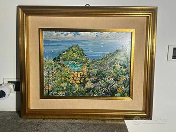 Litografia su piastrella di Michele Cascella