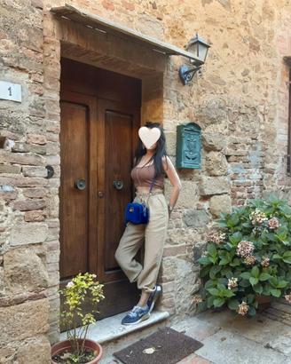 pantalone Zara misto Lino