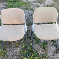 2 Sedie Di Design Modernariato Solamente Da Pulire