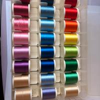 Set fili da ricamo 47 colori + CD pattern