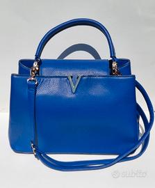 Borsa Elite Blu Reale • Stile Italiano Lussuoso •