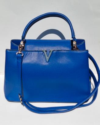 Borsa Elite Blu Reale • Stile Italiano Lussuoso •
