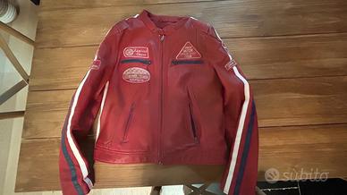 Giubbotto Moto Donna Pelle URBAN 5884 Vintage 4XL