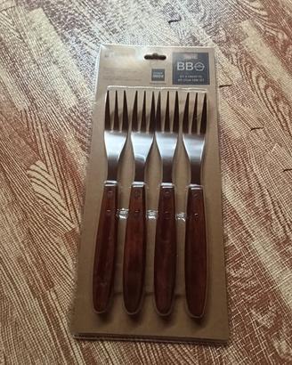 Set BBQ in acciaio inox