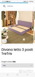 Divano letto 3  posti BALDIFLEX Tre Tris