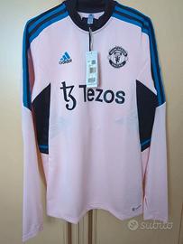 Felpa Calcio Manchester United Adidas Nuova M