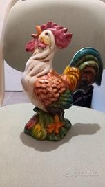 Gallo in ceramica