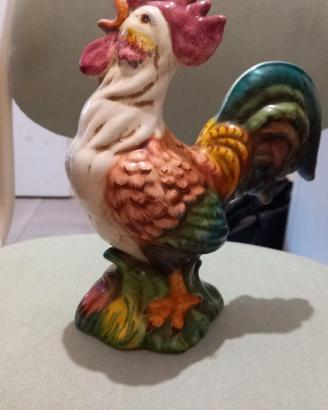 Gallo in ceramica