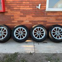 4 CERCHI LEGA AUDI 17” + 4 gomme 225/60/R17 NUOVE