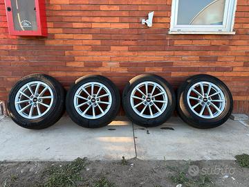 4 CERCHI LEGA AUDI 17” + 4 gomme 225/60/R17 NUOVE