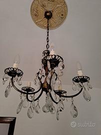 Lampadario candeliere anni 60