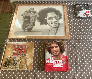 Lotto M. Simoncelli SIC 58 - Quadro, Libri e DVD