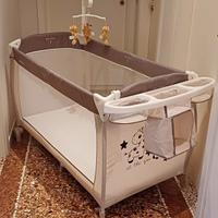 Lettino da viaggio CAM con fasciatoio e giostrina