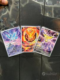 Carte pokemon Zapdos, Articuno, Moltres Holo