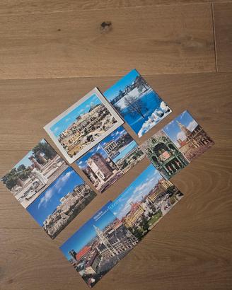 Cartoline di Atene e di Monaco di Baviera