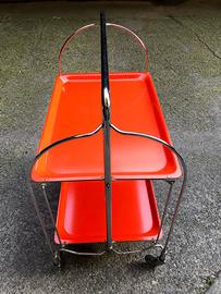 Carrello portavivande tavolo pieghevole anni 50