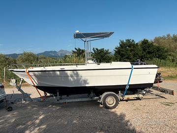 Carrello rimorchio barca stradale omologato 1300kg