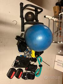 Lotto attrezzi palestra home fitness