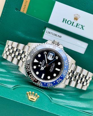Rolex Gmt Master II Batman 126710BLNR Full Set