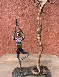 Operetta in ferro battuto Yoga