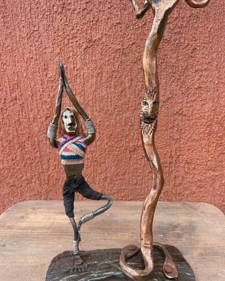 Operetta in ferro battuto Yoga