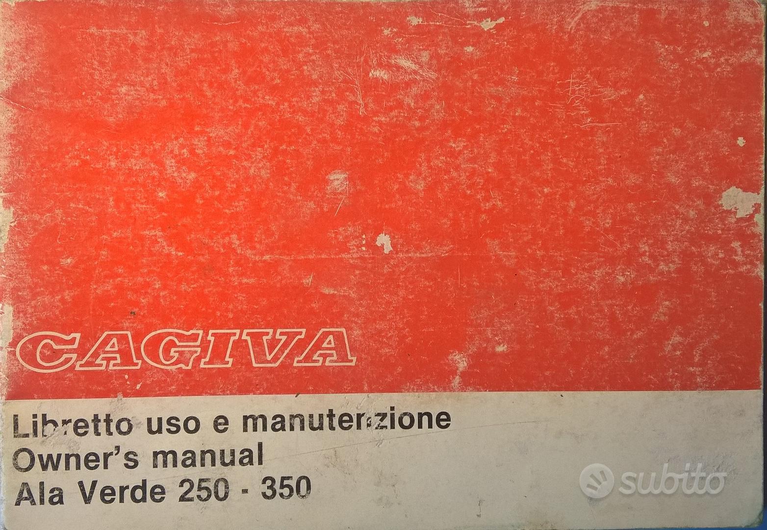 Libretto uso e manutenzione Cagiva Ala Verde - Accessori Moto In