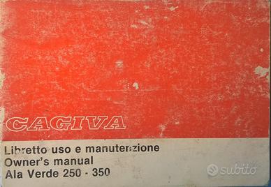 Libretto uso e manutenzione Cagiva Ala Verde